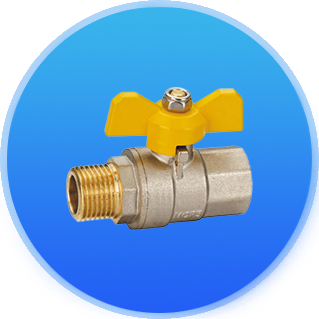 蝶柄内外牙球阀